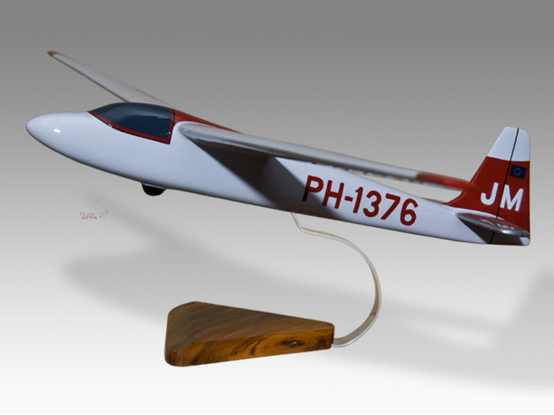 Schleicher Ka-6E Solid Kiln Dried Mahogany Wood Handcrafted Display Model