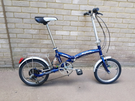 Folding compact bike suspension 16&quot; wheel