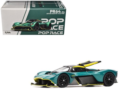 Pop Race 1:64 Aston Martin Valkyrie Green PR64-54 | eBay