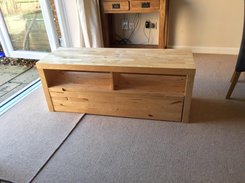 IKEA Norrebo TV table stand with storage drawer in Whiteley