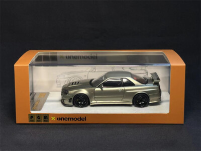 PGM 1:43 Nissan R34 Z-Tune JADE green Model Car