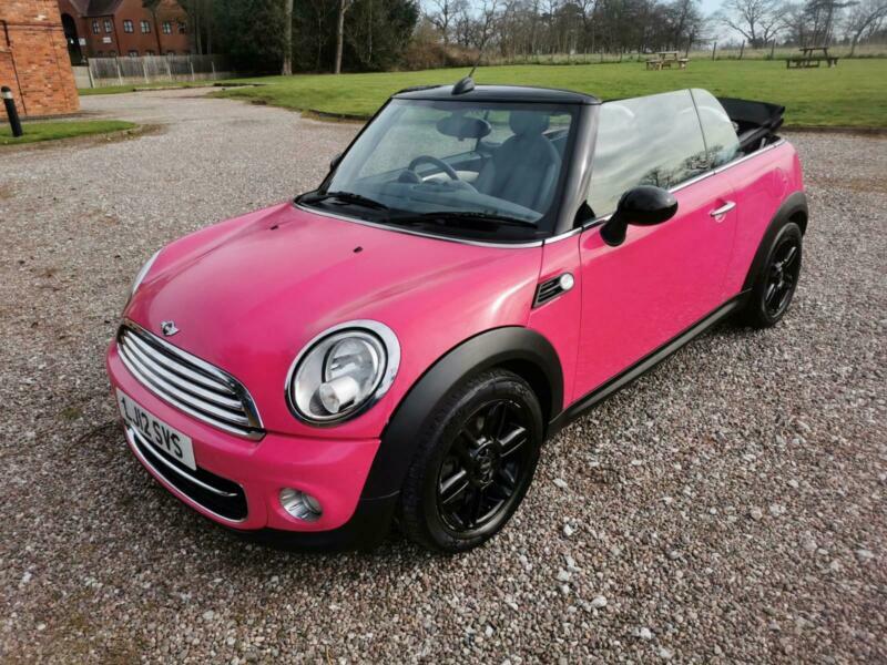 Mini Mini 1.6TD Chili Cooper D Convertible PINK 123k miles service