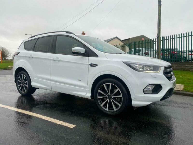 FORD KUGA 2.0 TDCI 180 STLINE 4X4 AWD WHITE FSH STUNNING CAR in
