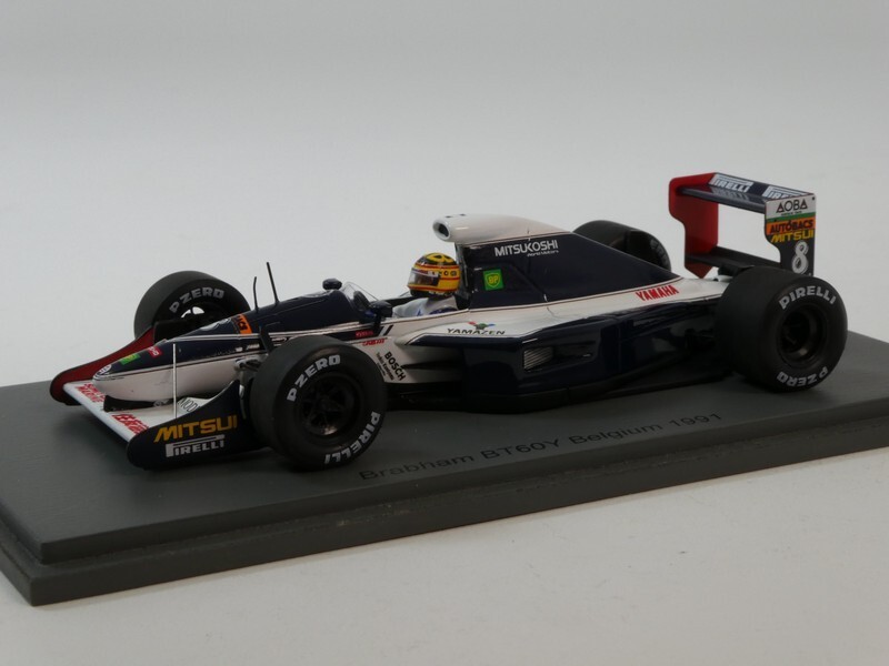 Spark Brabham BT56 #8 Andrea De Cesaris Belgian GP 1987 1/43