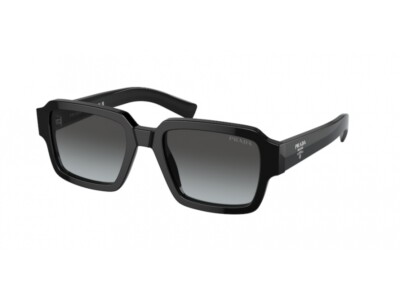 Prada Sunglasses PR 02ZS 1AB06T Black grey Woman | eBay