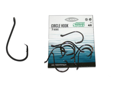 AMO MARE  CIRCLE HOOK FLADEN  MIS 4/0  -  140340 BUSTA 7 PEZZI