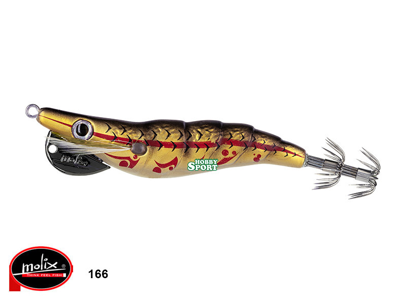 TOTANARA MOLIX MILLERIGHE  NUDE RATTLIN MIS 3,0 COL  166 TRIGLIA PESCA SEPPIA