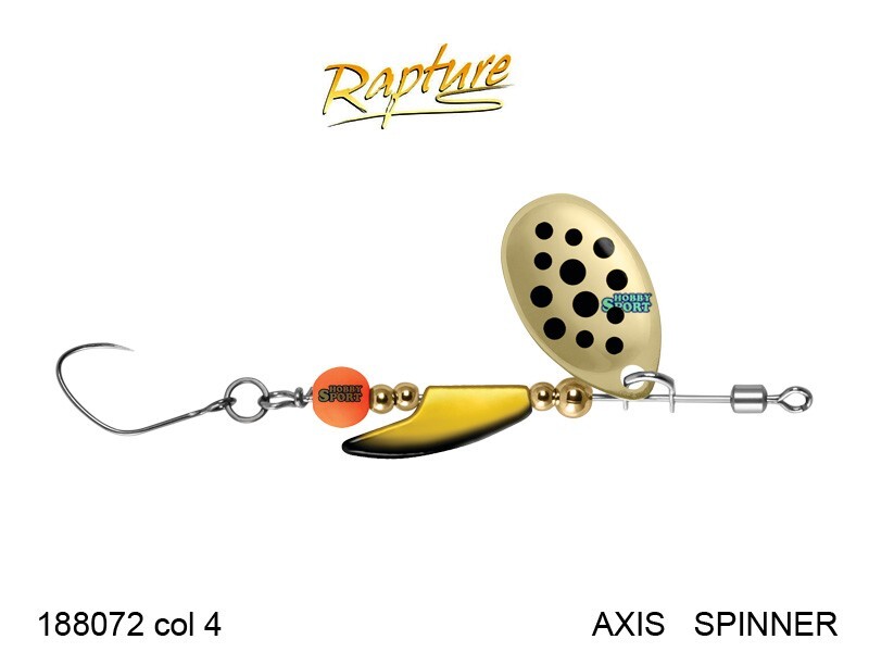 AXIS SPINNER LIGHT  5,0 GR COLOR 244 GOLD BLK DOT AREA TROTA RAPTURE  18807244