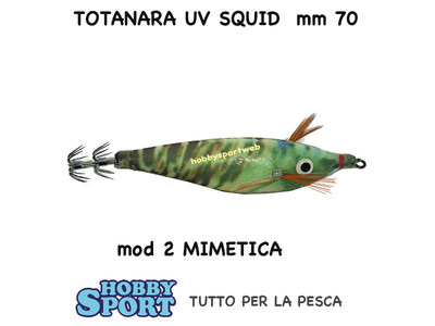 TOTANARA UV SQUID EXPERT PREDATOR - COL. MIMETICO - SIZE 70 mm
