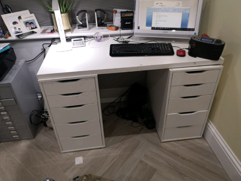 Ikea Office Desk Two Sets Of Drawers And Table Top In Wimbledon