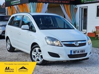 2014 Vauxhall Zafira 1.8 16V Exclusiv Euro 5 5dr MPV Petrol Manual
