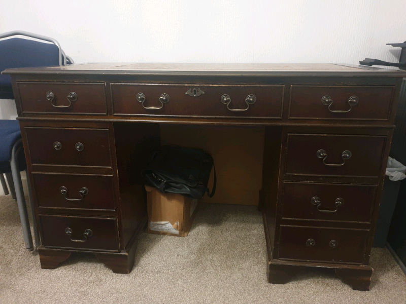 Edwardian Style Office DeskReal Oak in Blackburn, Lancashire Gumtree