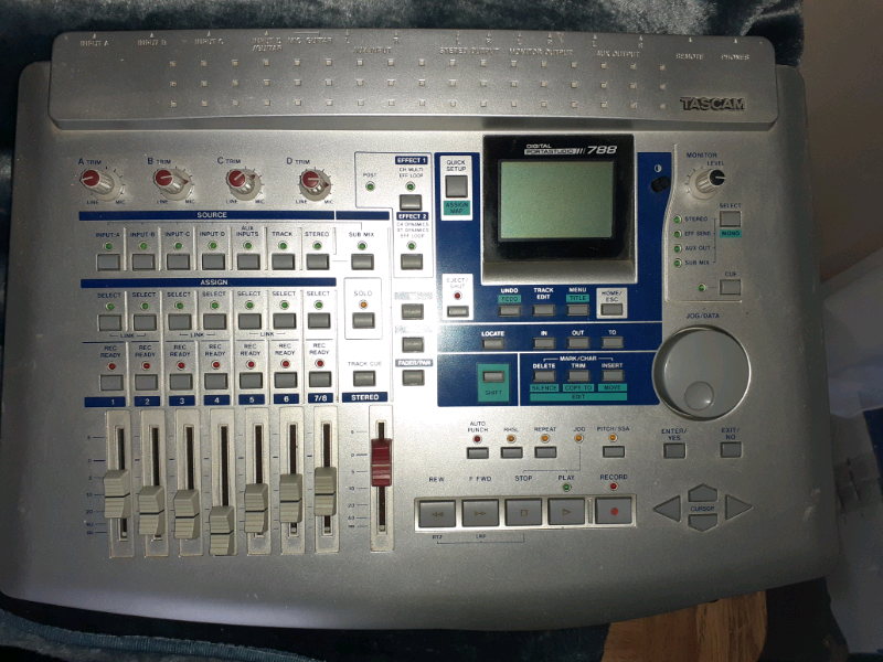 Tascam digital 8 track recorder with HDD and cd writer. in Penarth