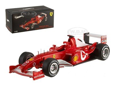FERRARI F2003 M. SCHUMACHER ITALY GP 2003 ELITE EDITION 1/43 BY HOTWHEELS X5514