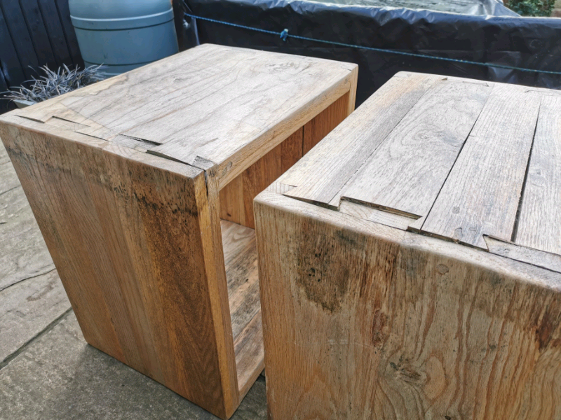 Solid wood storage cube furniture | in Bungay, Norfolk | Gumtree