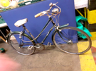 Ladies vintage Raleigh bike upcycle project prop