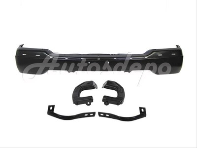 For 1999-2002 SIERRA 1500 STD/EXT CAB FRONT BUMPER FACE BAR BLK BRACKET BRACE