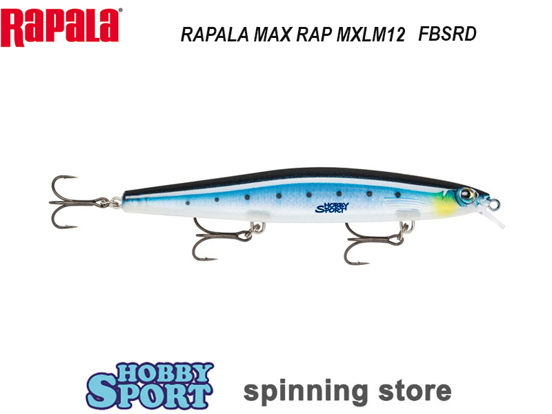 RAPALA MAX RAP MXLM 12 COL. FBSRD 20 GR LONG DISTANCE  SPECIALE SPIGOLA