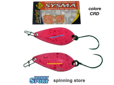 SYSMA SPOON  2,2 gr  CRD PINK RED AREA TROTA   RAPTURE TRABUCCO 18808340