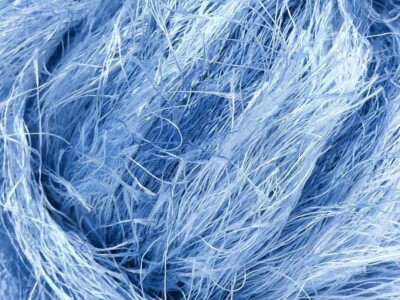 Ice LONG EYELASH Yarn #80618 MULTI BLUES Extra LUXURIOUS & SOFT 50 Grams