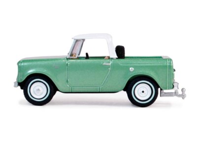 1965 Harvester Scout Half Cab Pickup - Green 1:64 Model - Greenlight 35280A