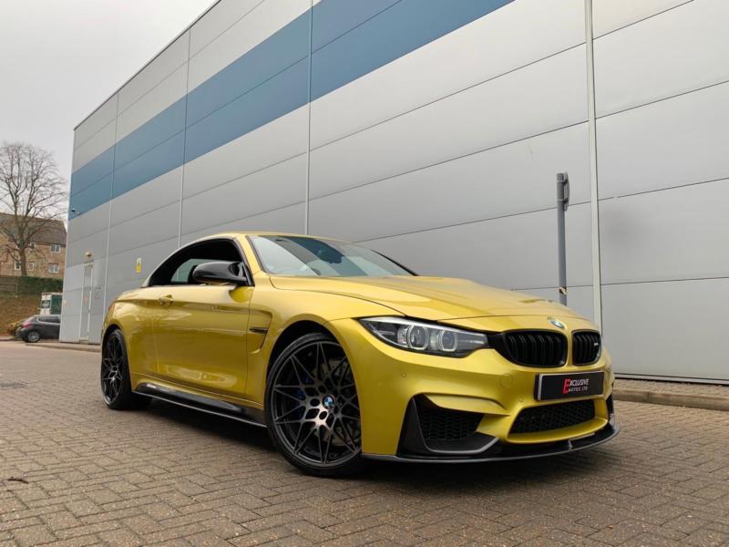 2017 67 reg BMW M4 3.0 444bhp Competition Pack + Austin Yellow + CARBON ...