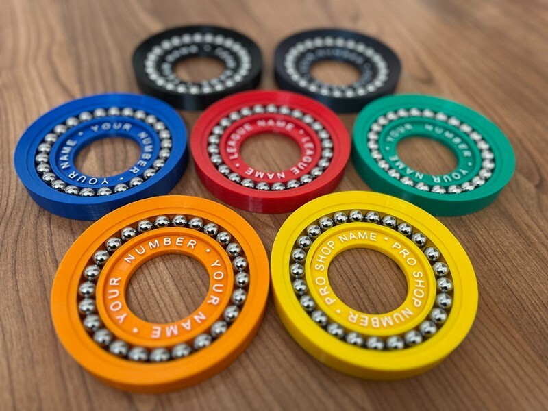 Bowling Ball Rotating Cup Stand 2.0  -  Personalized