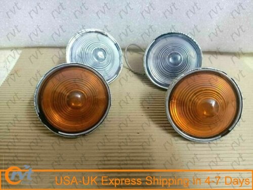 Fit For JEEP WILLYS CJ3B CJ3 CJ5++ARKING/TURN SIGNAL CLEAR & ORANGE LIGHT SET