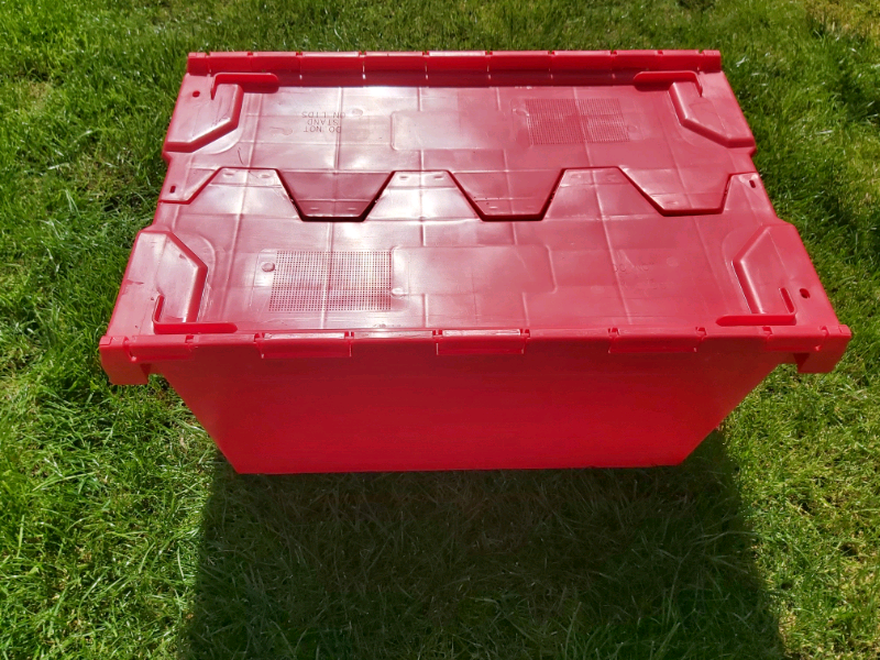 80 Litre Heavy Duty Plastic Storage Boxes With Lids in Eaglescliffe