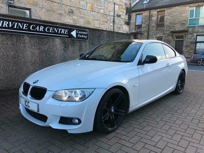 11 11 BMW 320D MSPORT COUPE DIESEL 2DR WHITE AERO BODYKIT 19" ALLOYS HEATED LTH in Irvine