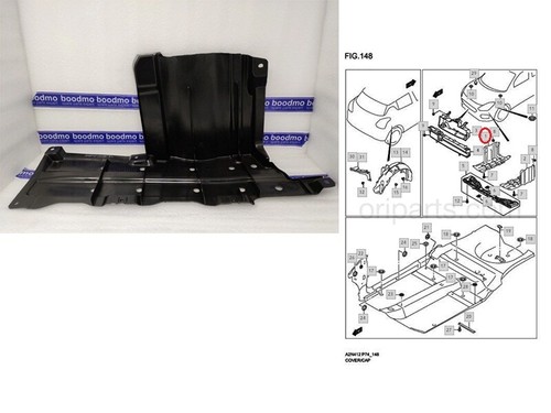 COVER, ENGINE UNDER SIDE RH for Suzuki Swift/Baleno/fronx - 72421M68P01