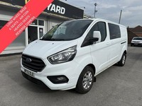 2022 Ford Transit Custom 2.0 300 EcoBlue Limited Crew Van Double Cab LWB AIR CON