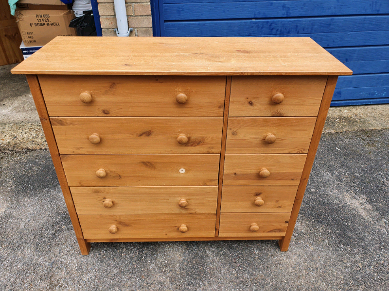 Chest of drawers 5 + 5 (10 drawers) pine in Braintree, Essex Gumtree