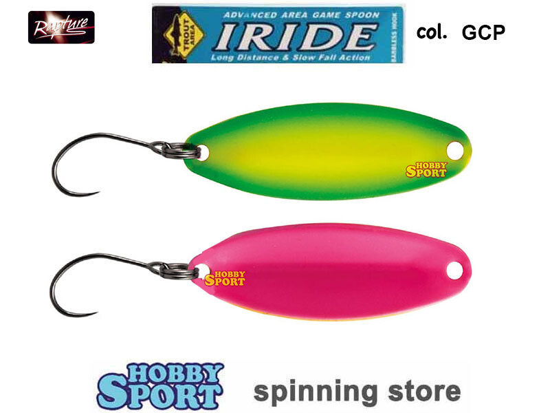 IRIDE SPOON  2,8 gr  GCP GREEN PINK AREA TROTA  RAPTURE TRABUCCO 18808118