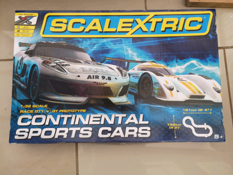 scalextric continental sports cars set