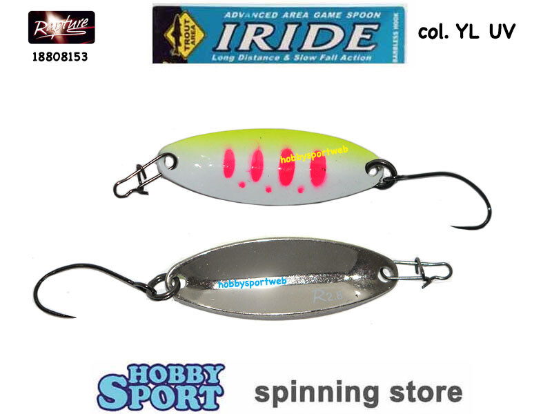 IRIDE SPOON  2,8 gr  YL UV  AREA TROTA  RAPTURE TRABUCCO 18808153 X SPINNING