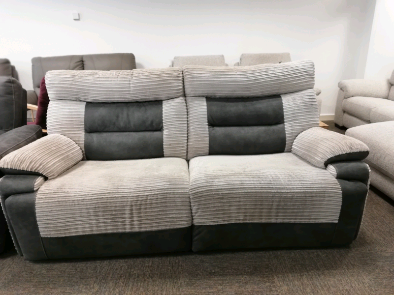 Ex display 2 seater manual recliner sofa in Mansfield