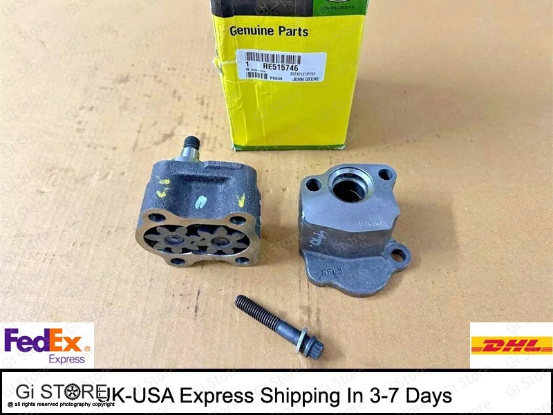 RE515746, R515079 Fits John Deere Oil Pump Assembly - Genuine OEM Part