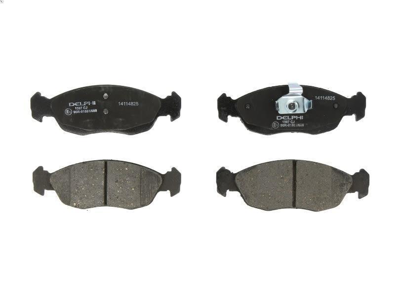 Kit De Plaquettes De Frein, Frein Ã  Disque Delphi Lp1597 Pour 306 1.1 1994-2001