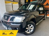 No VAT  63 Reg Nissan Navara 2.5dci Tekna 4X4 double cab, black, grey leather