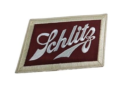 Schlitz Beer Sew On Embroidered Patch Size 4.5x7 Inches 1970's Vintage