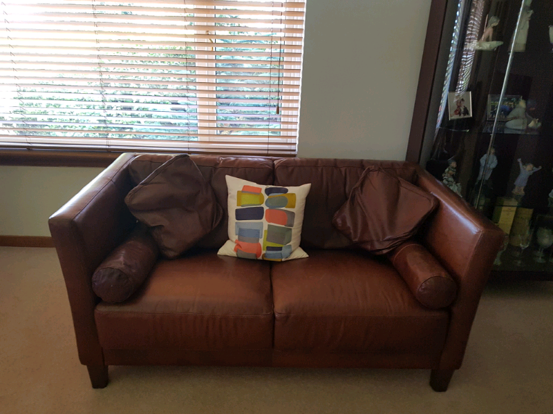 Genuine italian leather sofas bought from Belgica. in Borrowstounness