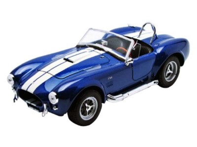1965 Shelby Cobra 427 S/C Blue (NEX) Diecast 1:24 Scale Models - Welly 24002BL