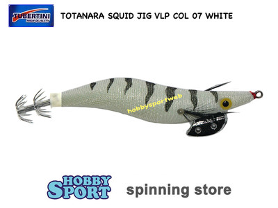 TOTANARA SQUID JIG VLP COL 07 WHITE TIGER  MIS 3,0  NEW MODEL SEIKA TUBERTINI
