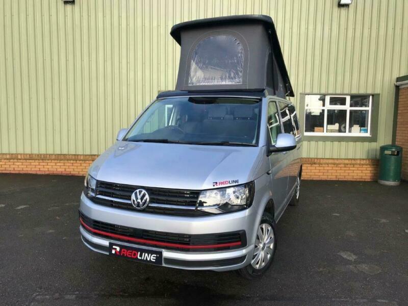 2018 VW Transporter T6 Camper Van, New Campervan Conversion, Redline