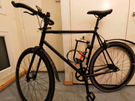 LARGE FRAME + ACCESORIES Teman single speed fixed gear fixie road bike