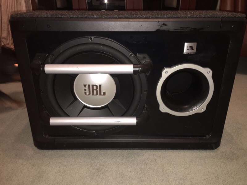JBL GTO1214BR 12" 1200W Subwoofer + JBL GTO 752 Amplifier in
