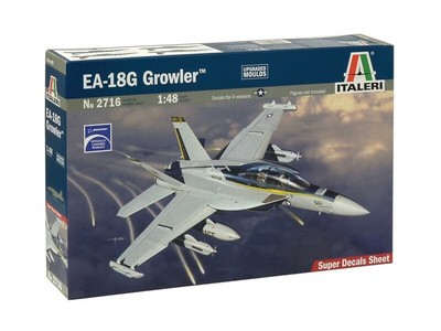 ITALERI 1/48 EA 18G Growler SCATOLA DI MONTAGGIO