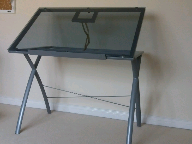 Glass top craft table in Crook, County Durham Gumtree