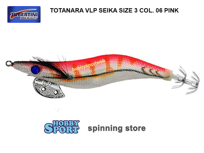 TOTANARA SQUID JIG VLP COL 06 PINK MIS 3,0 SEIKA TUBERTINI ORIGINALE MARCO VOLPI